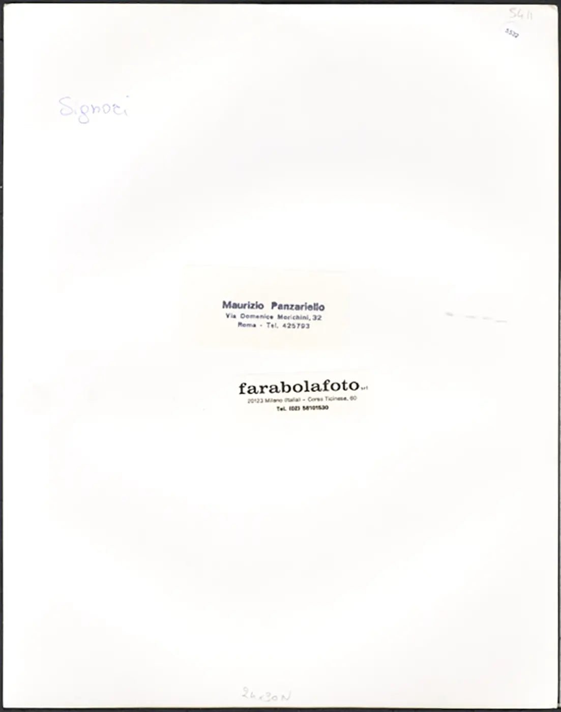 Lazio Beppe Signori stagione 1993 - 1994 Ft 5532 - Stampa 24x30 cm - Farabola Stampa ai sali d'argento