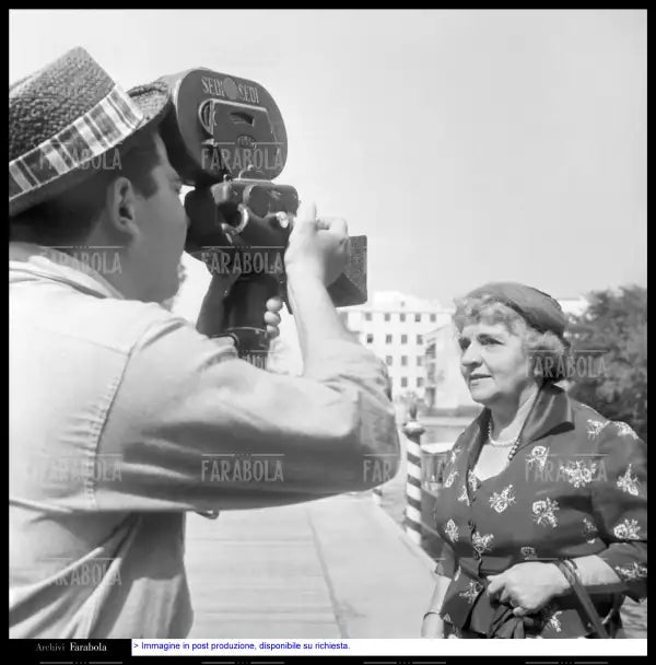 Lina Merlin, Festival di Venezia, 1960 - Farabola Immagine digitale