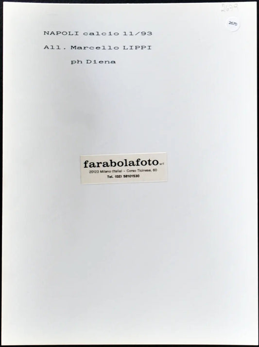Lippi Napoli 1993-1994 Ft 2670 - Stampa 24x18 cm - Farabola Stampa ai sali d'argento