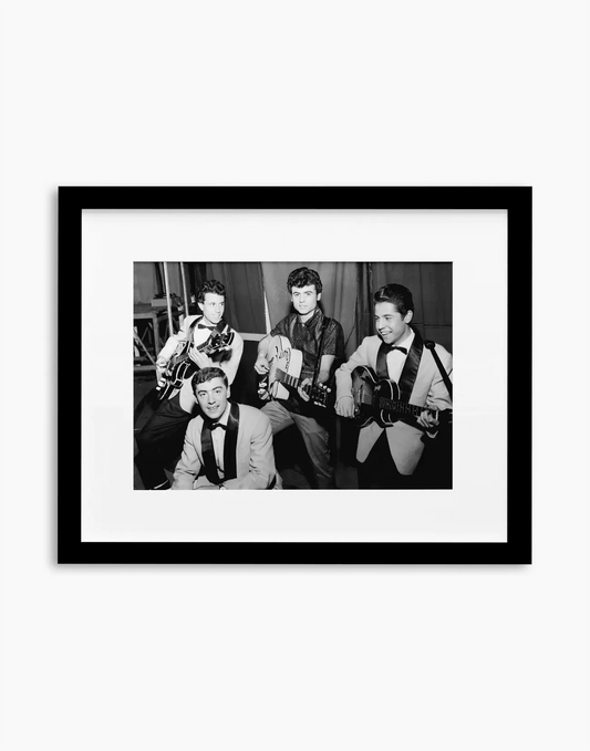 Little Tony and his brothers, 1960 — stampa fine art con cornice nera