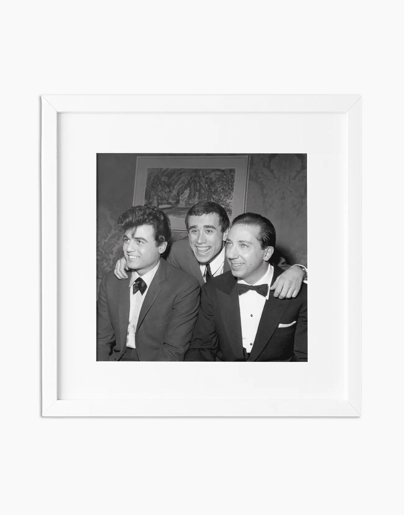 Little Tony e Mike Bongiorno, Sanremo 1964 - Farabola WhiteWall App Product