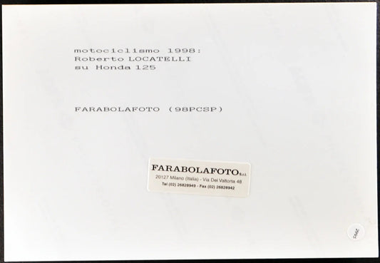 Locatelli Honda Motomondiale 1998 Ft 2995 - Stampa 20x15 cm - Farabola Stampa ai sali d'argento