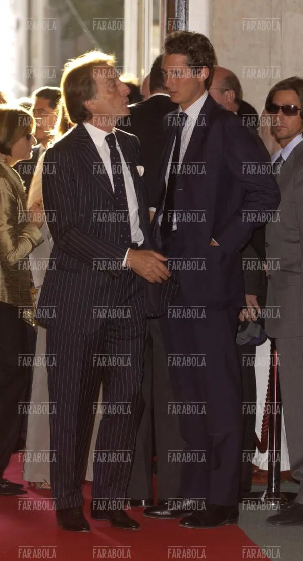 Luca Cordero di Montezemolo e John Elkann, Festival di Venezia, 2004 - Farabola Immagine digitale