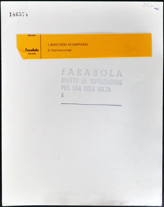 Lustrascarpe anni 50 Ft 2828 - Stampa 21x27 cm - Farabola Stampa ai sali d'argento