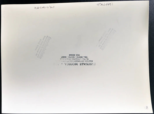 Macaluso e Palomi anni 90 Ft 2790 - Stampa 24x30 cm - Farabola Stampa ai sali d'argento