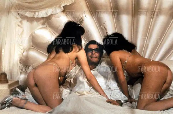 Marcello Mastroianni in una scena del film La città delle donne, 1980 - Farabola Immagine digitale