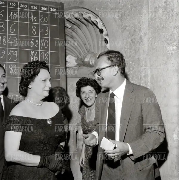 Maria Bellonci e Giangiacomo Feltrinelli, premio Strega, 1959 - Farabola Immagine digitale