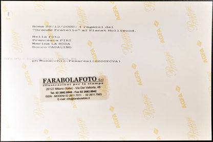 Marina La Rosa e Rocco Casalino 2001 Ft 2901 - Stampa 20x30 cm - Farabola Stampa digitale