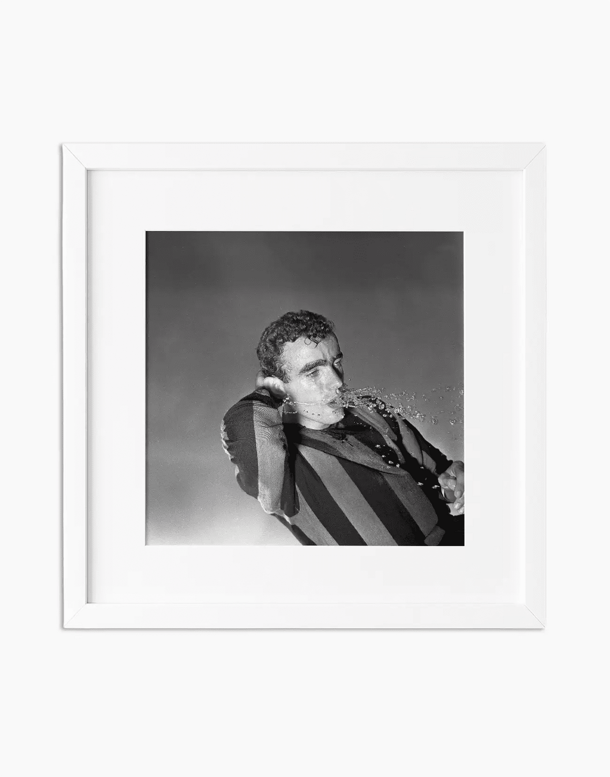 Mario Corso, Inter 1961 — stampa fine art con cornice bianca