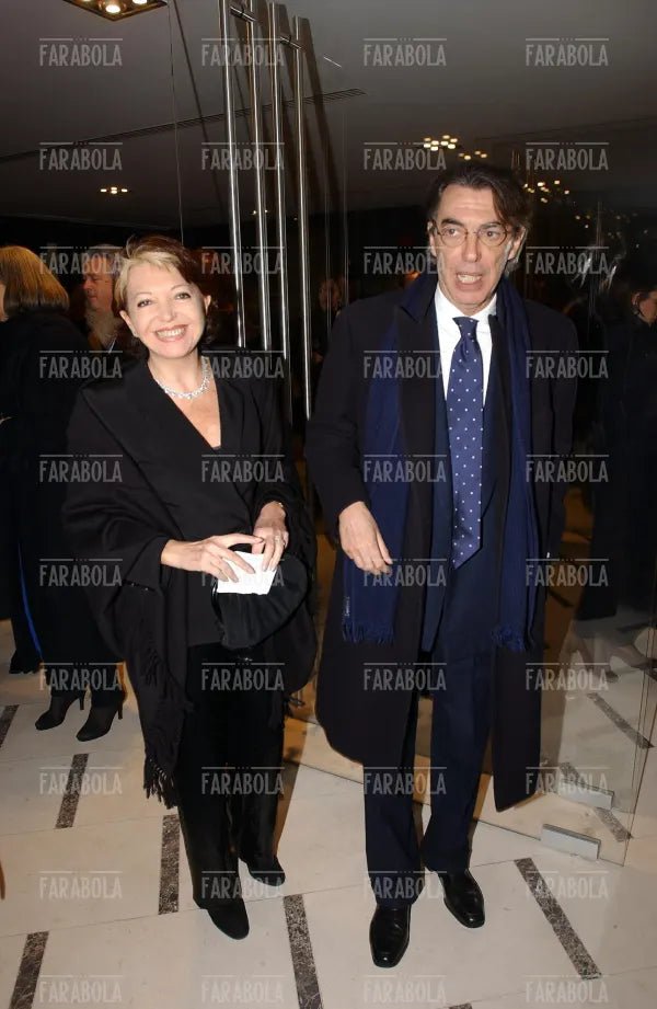 Massimo Moratti con la sorella Bedi, Milano, 2002 - Farabola Immagine digitale