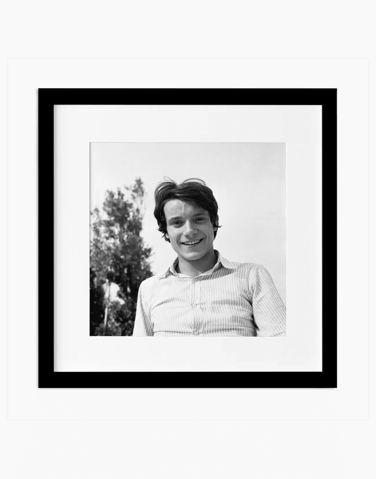 Massimo Ranieri, 1967 — stampa fine art con cornice nera