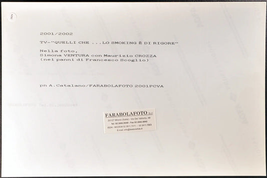 Maurizio Crozza imita Franco Scoglio 2001 Ft 2879 - Stampa 20x30 cm - Farabola Stampa digitale