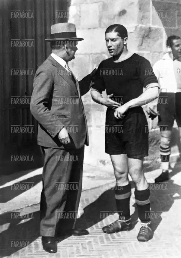 Meazza e Vittorio Pozzo, 1935 - Farabola Immagine digitale