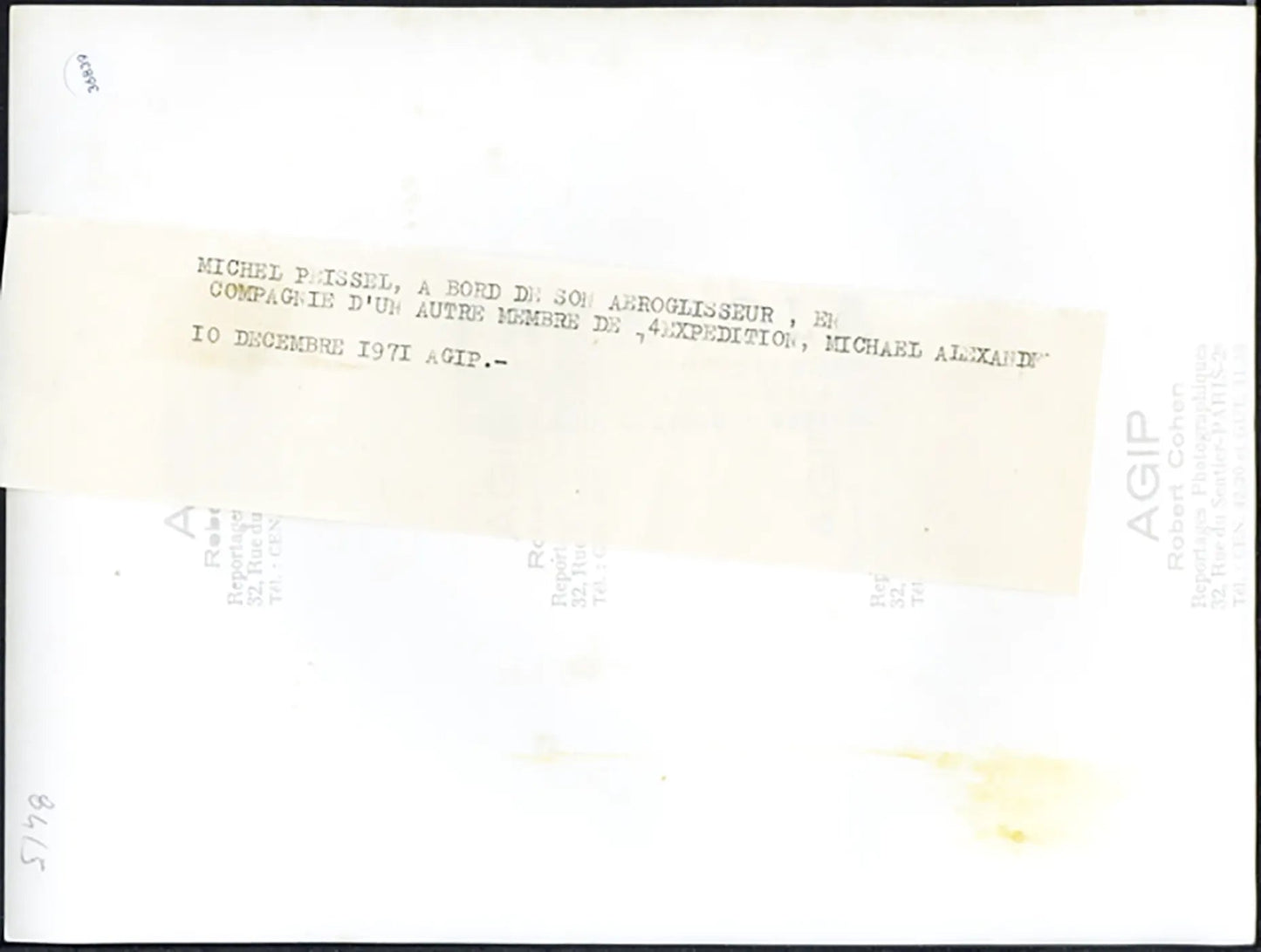 Michel Peissel etnologo 1971 Ft 36839 - Stampa 24x18 cm - Farabola Stampa ai sali d'argento
