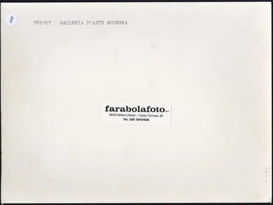 Milano Galleria d'Arte Moderna anni 60 Ft 3628 - Stampa 24x18 cm