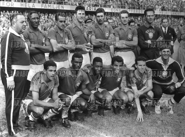 Mondiale di calcio in Svezia, Svezia vs Brasile, 1958 - Farabola Immagine digitale