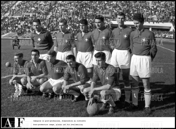 Mondiali di calcio in Cile, Germania O. vs Svizzera, 1962 - Farabola Immagine digitale
