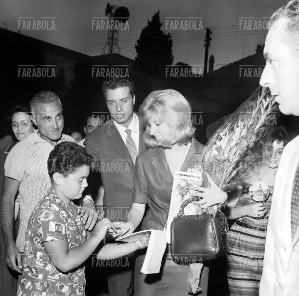 Monica Vitti al Taormina Film Fest, 1961 - Farabola Immagine digitale