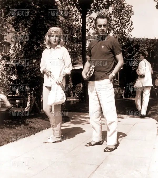 Monica Vitti e Michelangelo Antonioni, Festival di Venezia, 1962 - Farabola Immagine digitale