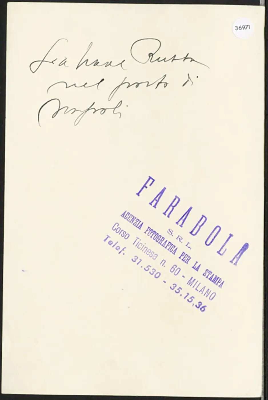 Nave russa Mikail Kutuzov a Napoli Ft 36971 - Stampa 13x18 cm - Farabola Stampa ai sali d'argento