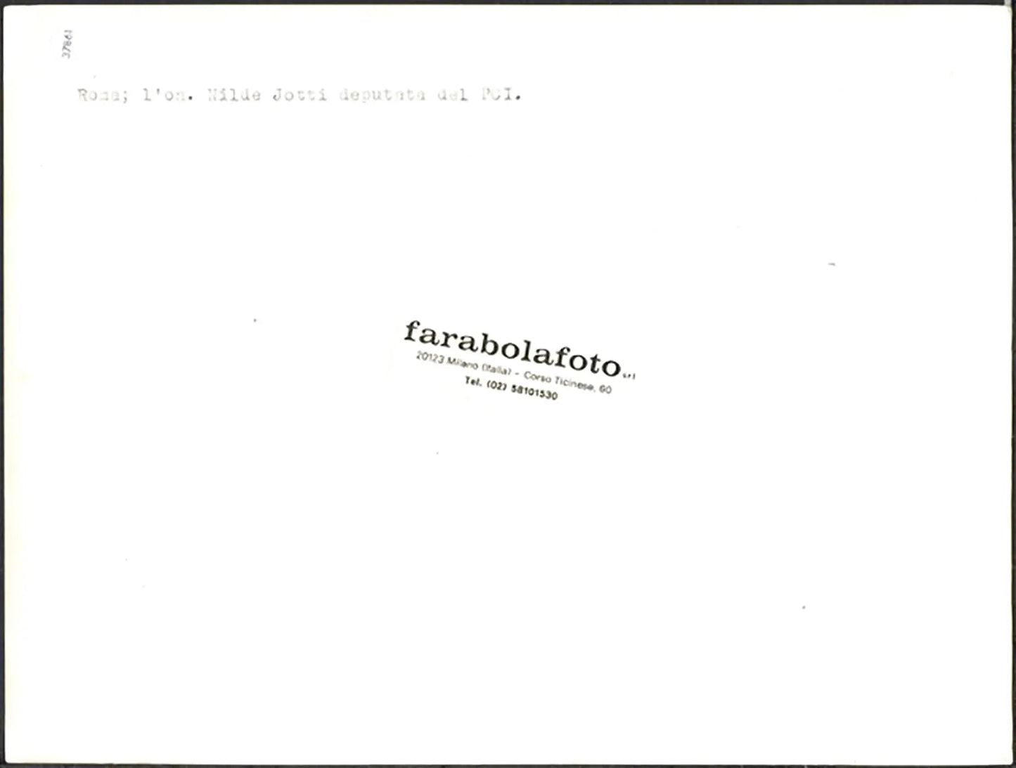 Nilde Iotti anni 80 Ft 37861 - Stampa 24x18 cm - Farabola Stampa ai sali d'argento
