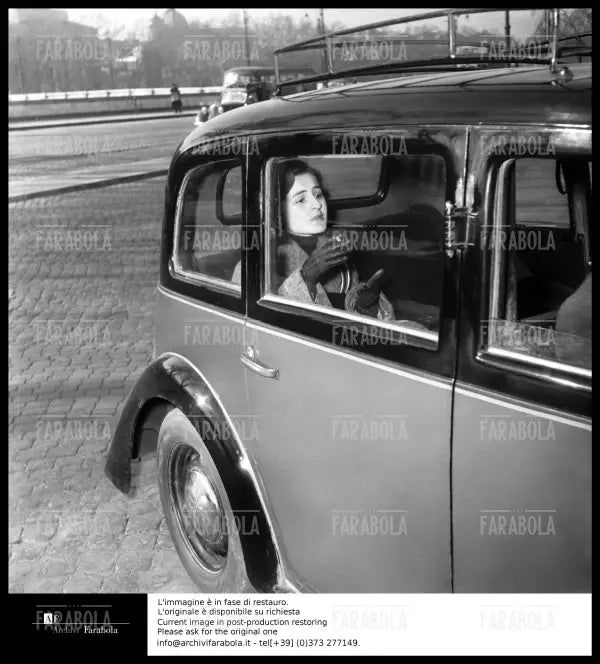 Omicidio Montesi, la testimone Adriana Bisaccia, 1954 - Farabola Immagine digitale