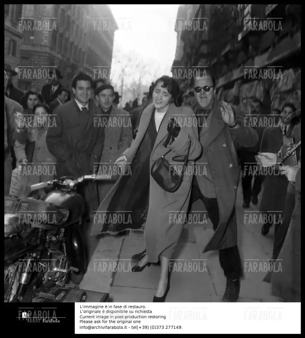 Omicidio Montesi, la testimone Anna Maria Caglio, 1954 - Farabola Immagine digitale