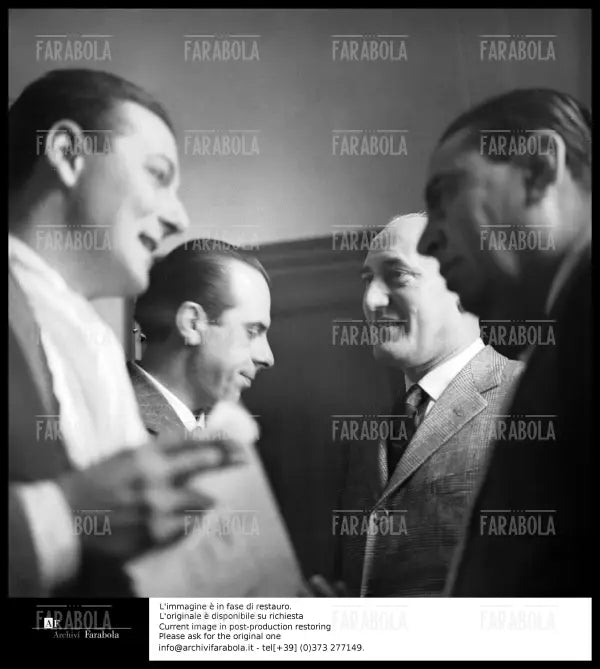 Omicidio Montesi, Piero Piccioni e il marchese Ugo Montagna, 1957 - Farabola Immagine digitale