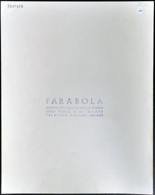Operaia anni 60 Ft 2851 - Stampa 21x27 cm - Farabola Stampa ai sali d'argento