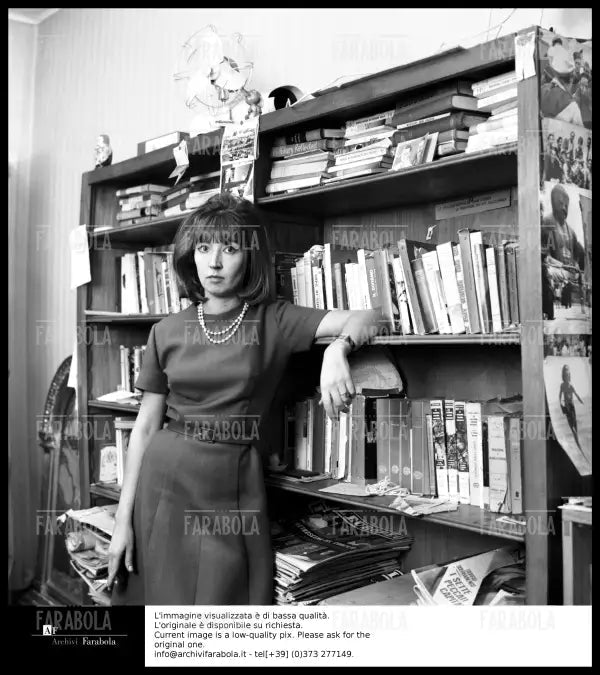 Oriana Fallaci, Milano, 1962 - Farabola Immagine digitale