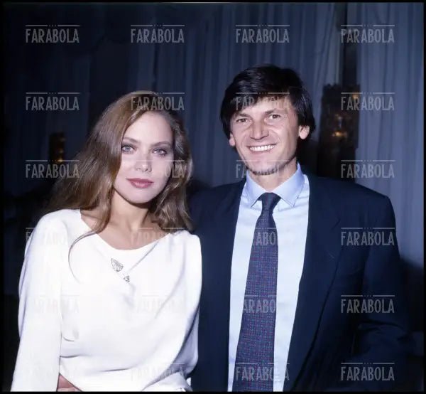 Ornella Muti con il marito Federico Facchinetti, Festival di Venezia, 1988 - Farabola Immagine digitale