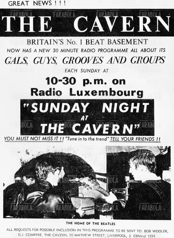 Pagina della rivista Mersey Beat dedicata ai Beatles, 1962 - Farabola Immagine digitale