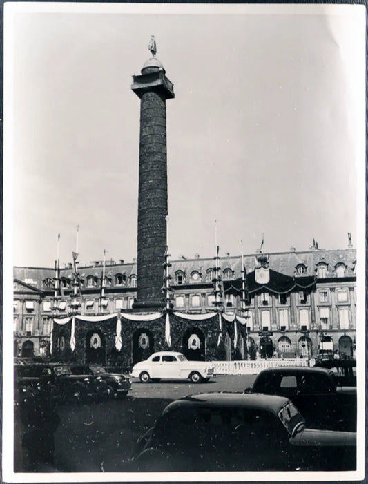 Parigi Place Vendome 1950 Ft 3006 - Stampa 24x18 cm - Farabola Stampa ai sali d'argento