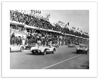 Partenza della 24 Ore di Le Mans, 1958 - Farabola Fotografia