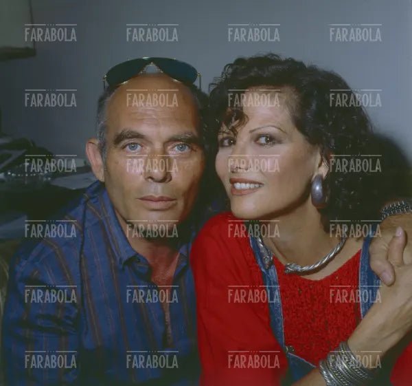 Pasquale Squitieri e Claudia Cardinale, Festival di Venezia, 1984 - Farabola Immagine digitale