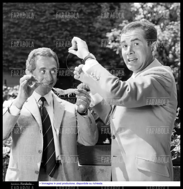 Peppino Mazzullo ed Enzo Tortora, Il Gambero, 1967 - Farabola Immagine digitale