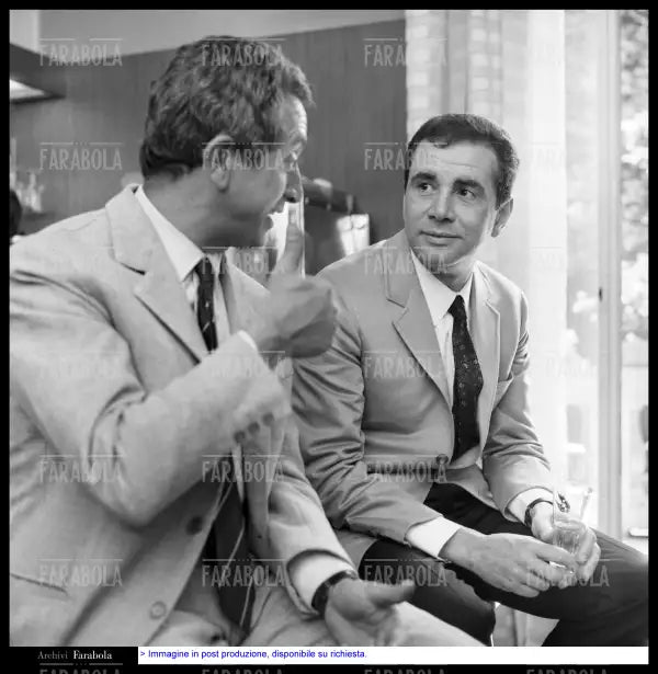 Peppino Mazzullo ed Enzo Tortora, Il Gambero, 1967 - Farabola Immagine digitale