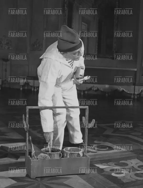 Performance di Salvador Dalì, Festival di Venezia, 1961 - Farabola Immagine digitale