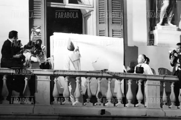 Performance di Salvador Dalì, Festival di Venezia, 1961 - Farabola Immagine digitale