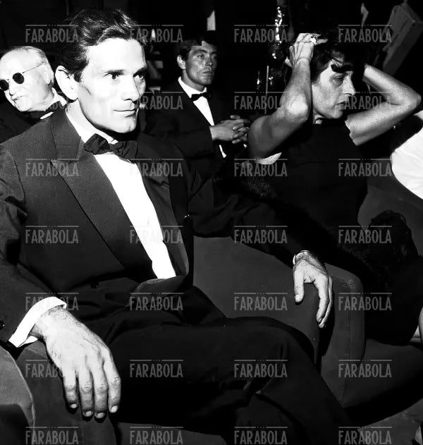 Pier Paolo Pasolini e Anna Magnani, Festival di Venezia, 1962 - Farabola Immagine digitale