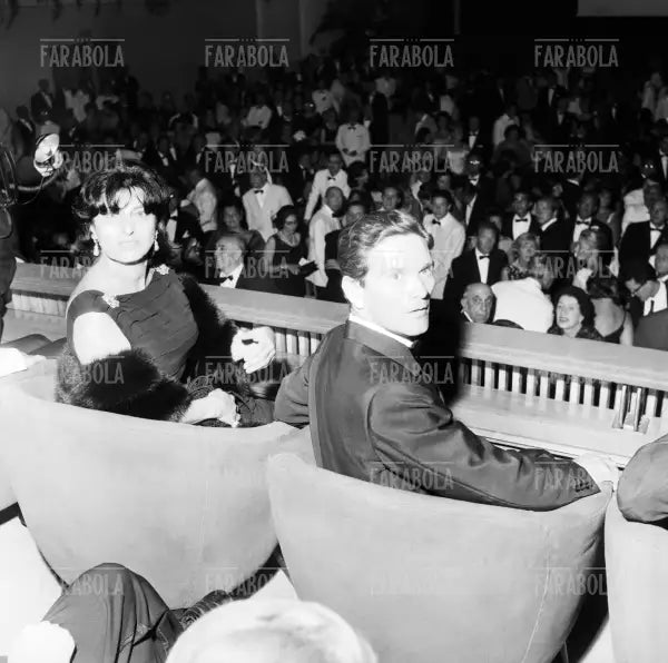 Pier Paolo Pasolini e Anna Magnani, Festival di Venezia, 1962 - Farabola Immagine digitale