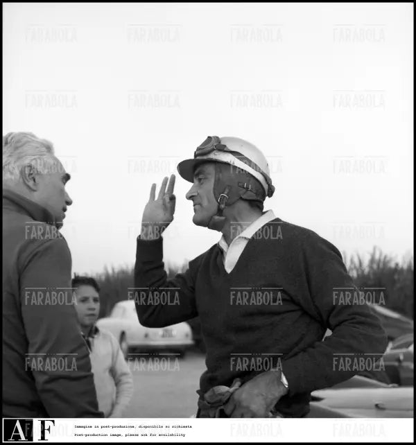 Piero Taruffi al suo corso di perfezionamento, Modena, 1959 - Farabola Immagine digitale