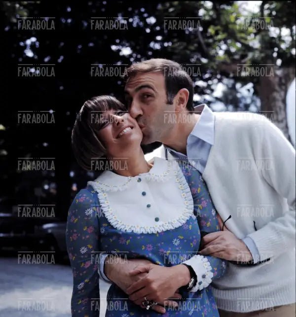 Pippo Baudo con la fidanzata Angela Lippi, anni 70 - Farabola Immagine digitale