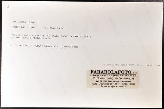 Quelli che il calcio 2001 Ft 2884 - Stampa 20x30 cm - Farabola Stampa digitale