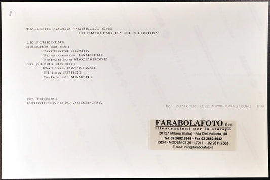 Quelli che il calcio 2001 Ft 2886 - Stampa 20x30 cm - Farabola Stampa digitale