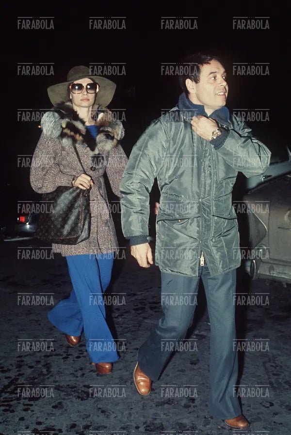 Raffaella Carrà e Gianni Boncompagni, anni 70 - Farabola Immagine digitale