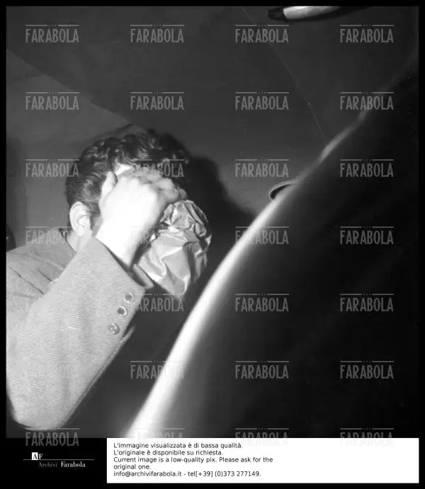 Rapina di via Osoppo, l'arrivo in carcere dei rapinatori, Milano, 1958 - Farabola Immagine digitale