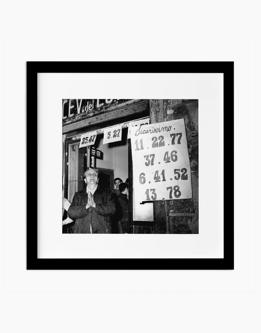 Ricevitoria del Lotto, Napoli 1956 - Farabola WhiteWall App Product
