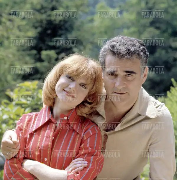 Rita Pavone e Teddy Reno, anni 70 - Farabola Immagine digitale