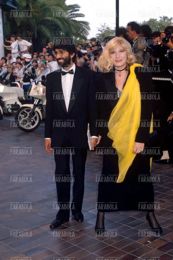 Roberto Russo e Monica Vitti, Festival di Cannes, anni 90 - Farabola Immagine digitale